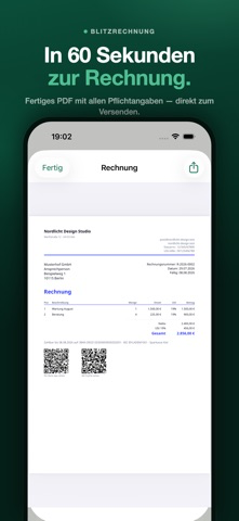 Blitzrechnung Screenshot