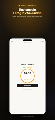 BRUNIQO Stundenbuch Screenshot